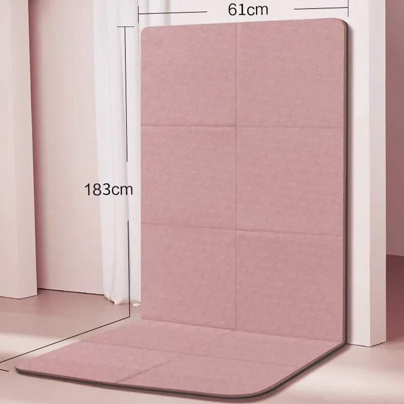 Eco-Friendly Foldable Yoga Mat for Versatile Workouts - Non-Slip, Portable, and Sustainable