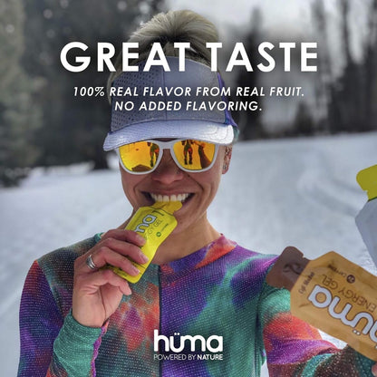 Huma Chia Energy Gel, Variety 12 Pack Stomach Friendly