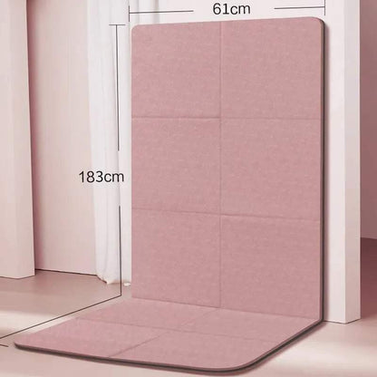 Eco-Friendly Foldable Yoga Mat for Versatile Workouts - Non-Slip, Portable, and Sustainable