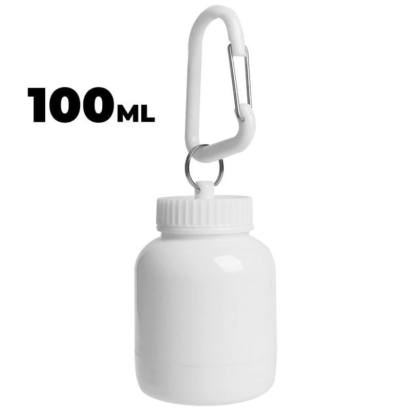 Portable Protein Powder Bottle, 100Ml Mini Protein Powder Supplement Cup, Leak Proof Fitness Bottle, Sports Accessories for Gym Workout, Christmas Gift, Water Bottle, Men Gifts