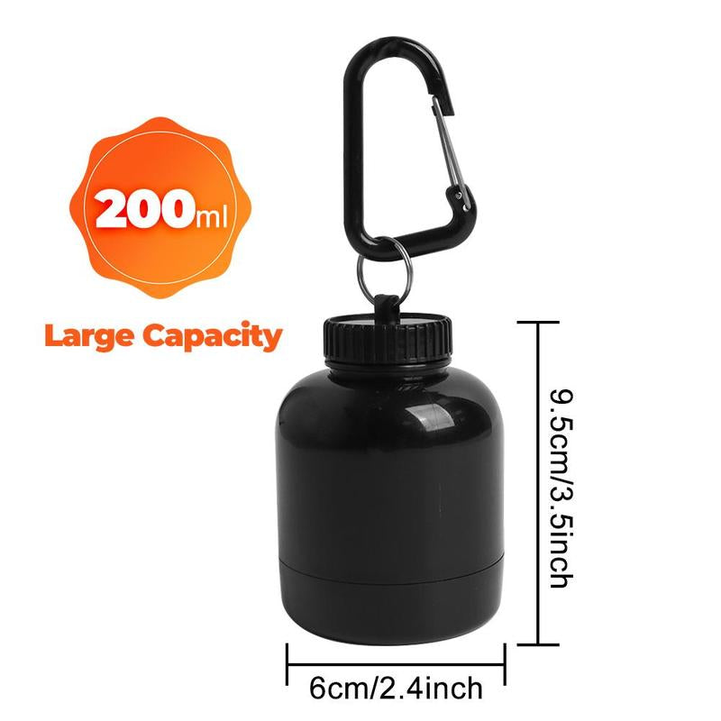 Portable Protein Powder Bottle, 100Ml Mini Protein Powder Supplement Cup, Leak Proof Fitness Bottle, Sports Accessories for Gym Workout, Christmas Gift, Water Bottle, Men Gifts