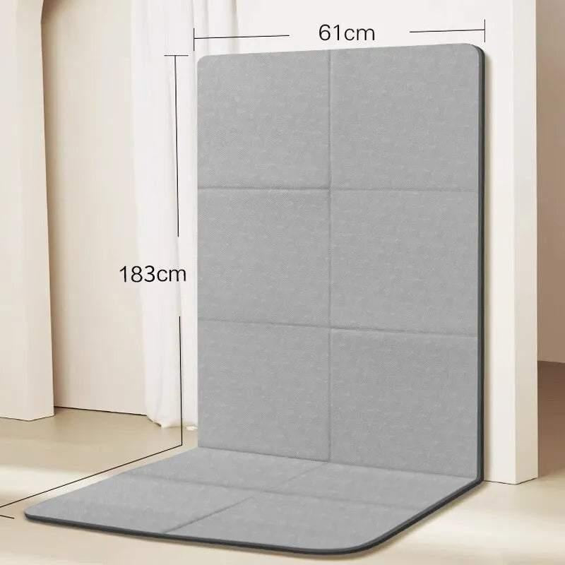 Eco-Friendly Foldable Yoga Mat for Versatile Workouts - Non-Slip, Portable, and Sustainable