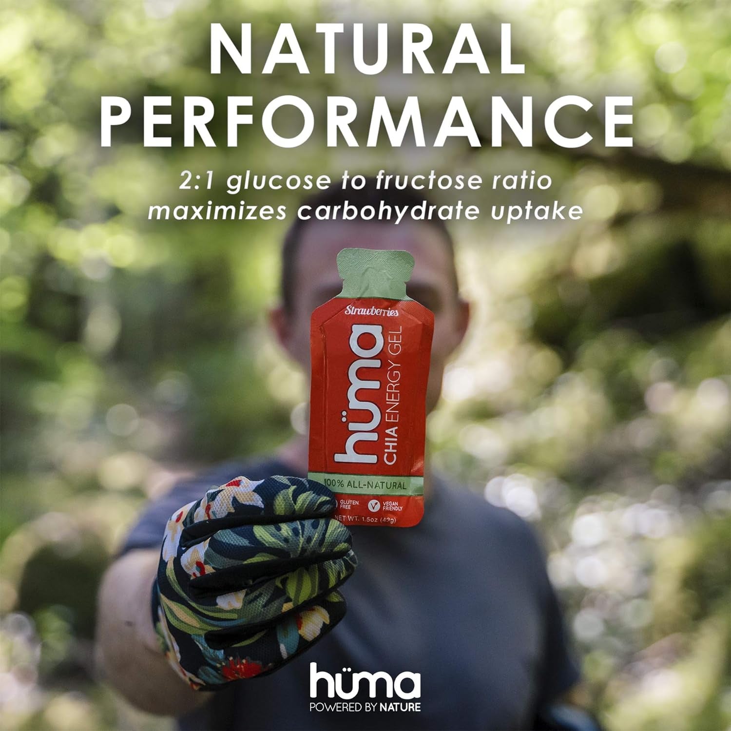 Huma Chia Energy Gel, Variety 12 Pack Stomach Friendly
